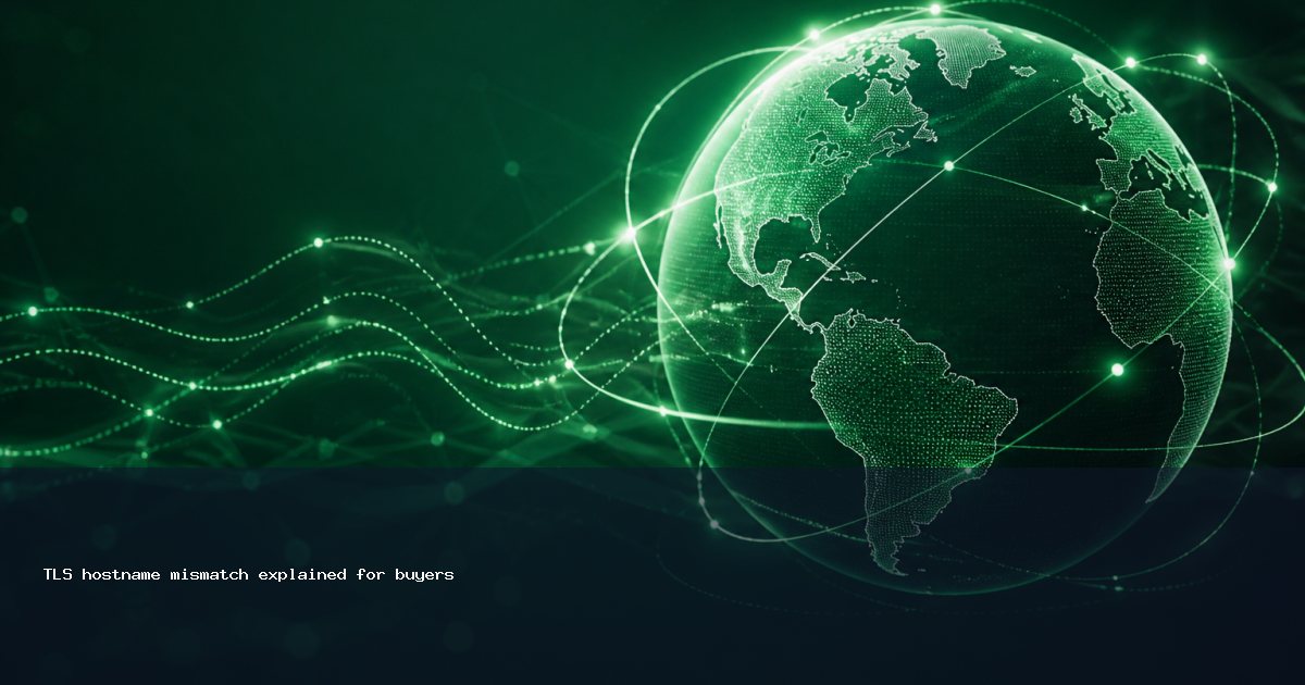 TLS hostname mismatch explained for buyers